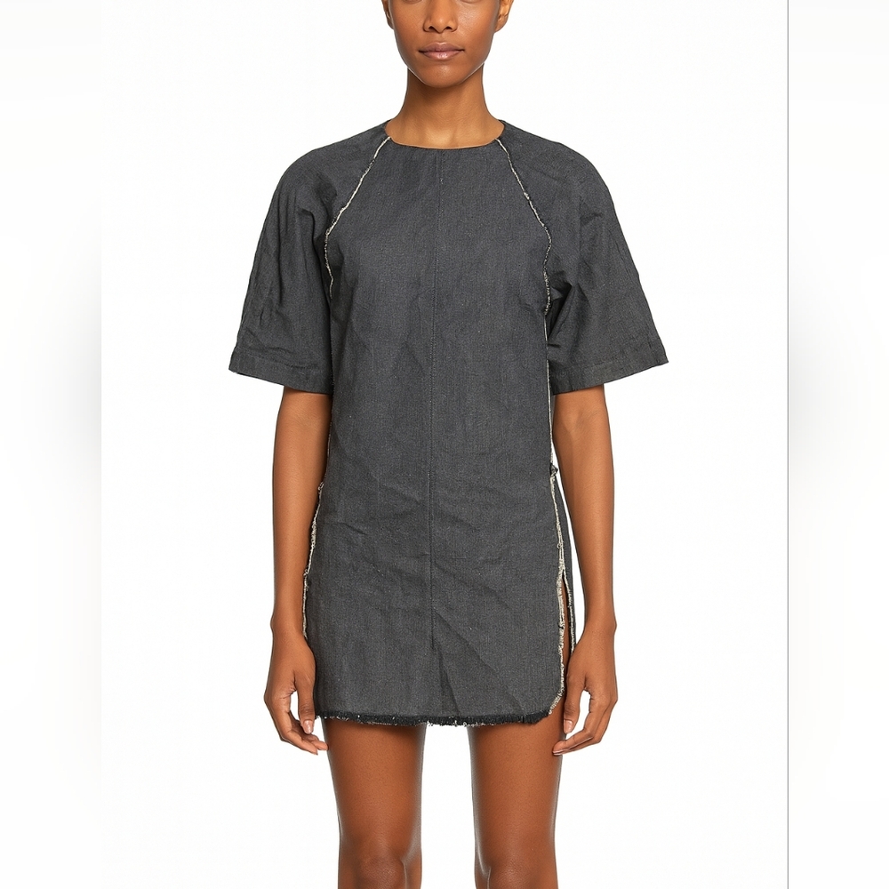 Bimba Y Lola | 3/4 Sleeve Tunic Top Size S Grey